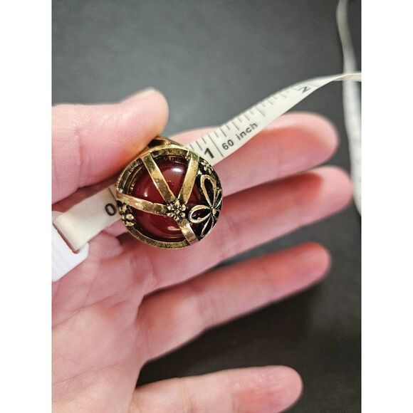 Gold tone Love, peace and harmony ring - Picture 9 of 10